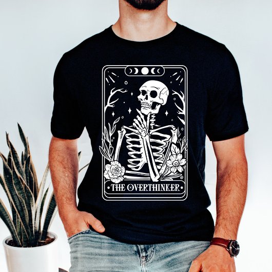 T-shirt Le squelette Overthinker Tarot