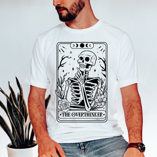 T-shirt Le squelette Overthinker Tarot