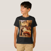 T-shirt Le St Francis et le loup (Devant entier)