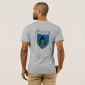 T-shirt le St Lucia (Dos entier)