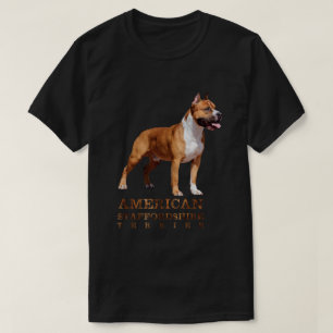 T-shirt Le Staffordshire Terrier américain - Amstaff