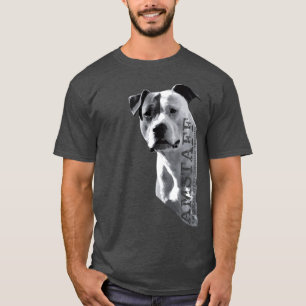 T-shirt Le Staffordshire Terrier américain - Amstaff