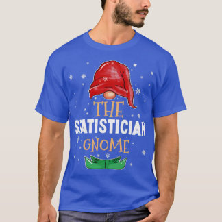 T-shirt Le statisticien Gnome Family Correspondant Noël O