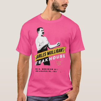 T-shirt Le Steakhouse de Charles Mulligan - Parcs et loisi