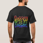 T-shirt Le succès est gagné (Dos)