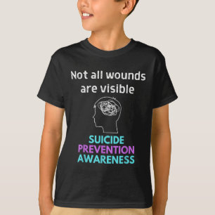 T-shirt Le Suicide Donne La Douleur À Quelqu'Un D'Autre. S