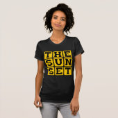 T-shirt Le Sunset, quartier de San Francisco (Devant entier)