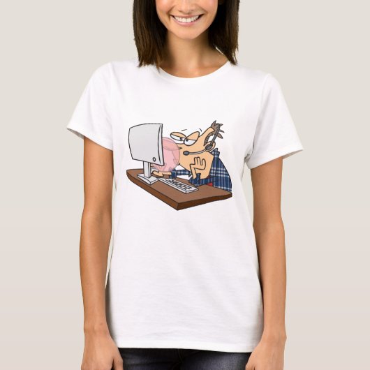 T-shirt Le Support Technique A Blessé Une Bulle (Devant)