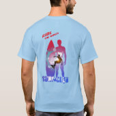 T-shirt Le surf | Aldult (Dos)