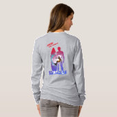 T-shirt Le surf | Manche longue pour femmes (Dos entier)