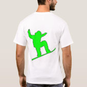 T-shirt Le surfeur vert, SKIANT ME FAIT…, CONSEIL ! (Dos)