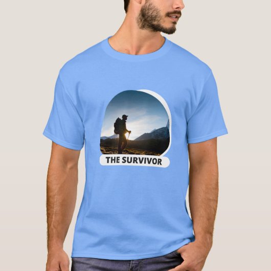 T-shirt Le Survivant : Aventure Attend (Devant)