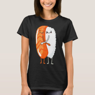 T-shirt Le Sushi Et Le Gari Aiment Le Suchi Et Le Sushi Ja