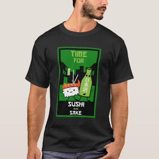 T-shirt Le Sushi Et Le Sake (Devant)