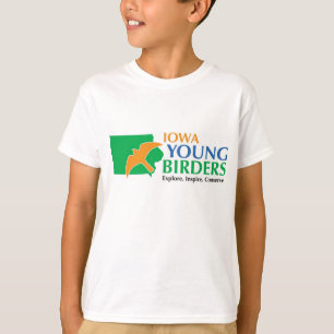 T-shirt Le sweatshirt du jeune enfant de Birders de l'Iowa