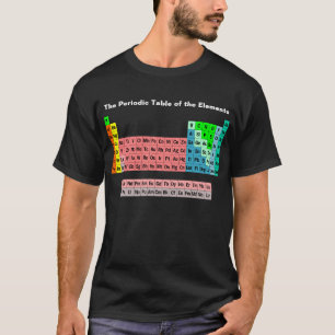 T-shirt Le Tableau périodique (style simple)