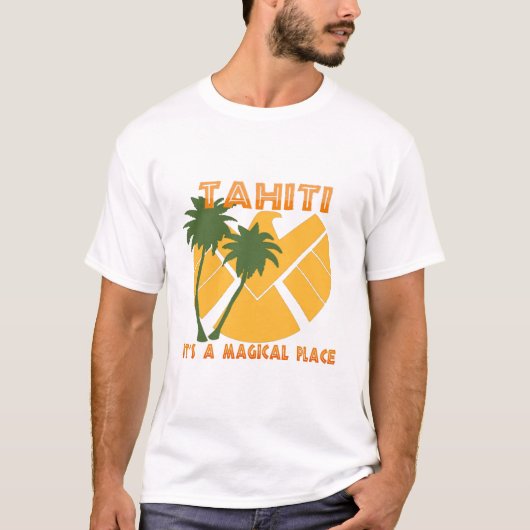 T-shirt Le Tahiti - bouclier (Devant)