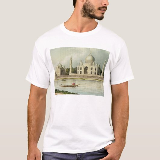 T-shirt Le Taj Mahal, tombe de l'empereur Shah Jehan et (Devant)