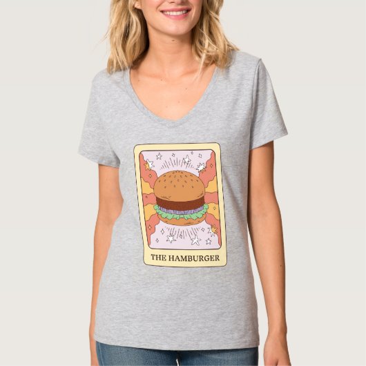 T-shirt Le Tarot Hamburger (Devant)