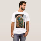 T-shirt Le tatouage sauvage de la nature" (Devant entier)