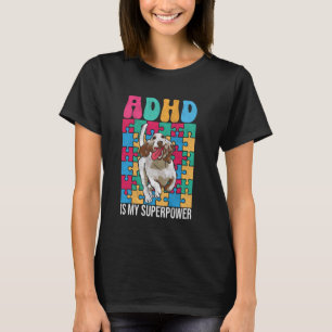T-shirt Le TDAH Est Mon Puzzle Des Amoureux de les chiens