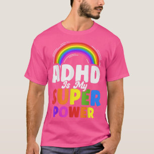 T-shirt Le TDAH Sarcastique Est Mon Pouvoir Ados Avec Les
