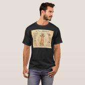 T-shirt le teckel de da Vinci (Devant entier)