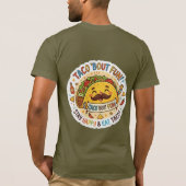 T-shirt Le Tee Graphique Fantaisiste "Nacho Average Taco" (Dos)