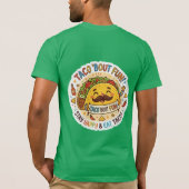 T-shirt Le Tee Graphique Fantaisiste "Nacho Average Taco" (Dos)