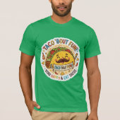 T-shirt Le Tee Graphique Fantaisiste "Nacho Average Taco" (Devant)