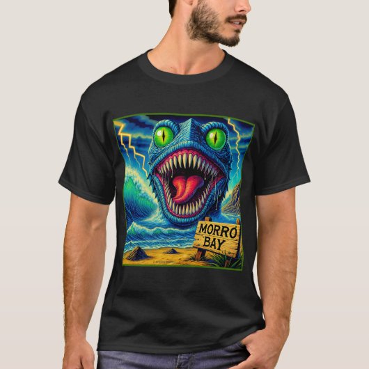T-SHIRT "LE TEE MONSTRE DE MORRO BAY". (Devant)