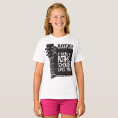 T-shirt Le Tee Ruffle de la fille (Devant entier)