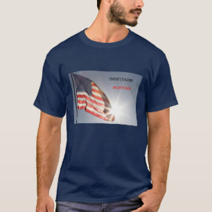 T-shirt Le tee - shirt de drapeau américain avec ces