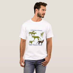 T-shirt Le tee - shirt de tigre des hommes tasmaniens de