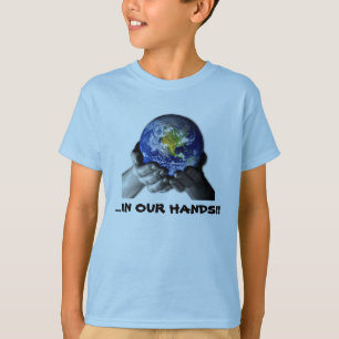 T-SHIRT LE TEE - SHIRT ORGANIQUE DES ENFANTS - MAINS DE LA