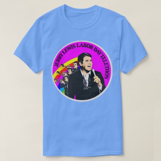 T-shirt Le Telethon de la fête du travail de Jerry Lewis (Design devant)