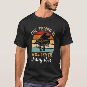 T-shirt Le Tempo Est Ce Que Je Dis C'Est Vintage Coucher D