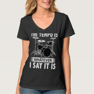 T-shirt Le Tempo Est Ce Que Je Dis Qu'il Est Pour Un Batte