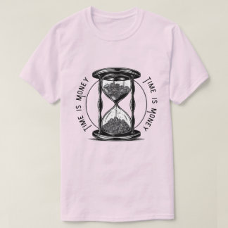 T-shirt Le temps c'est l'argent : porter l'oeuf