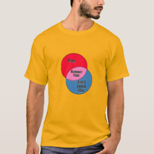 T-shirt Le temps d'arrêt du marteau ne peut pas toucher c
