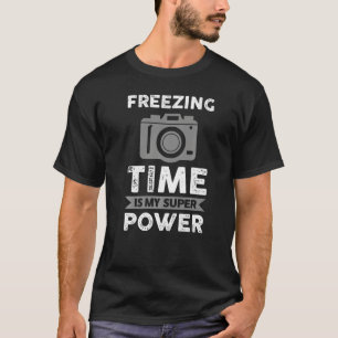 T-shirt Le Temps De Gel Est La Superpuissance Prendre La P
