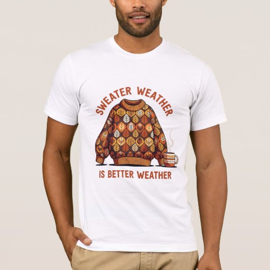 T-shirt Le temps du pull est le meilleur temps - Art d'aut (Devant)