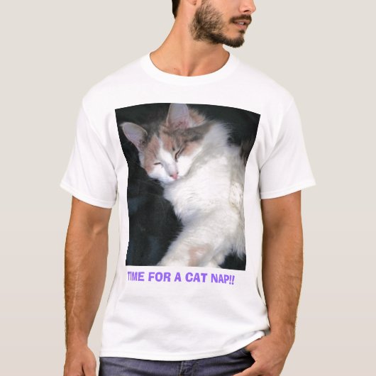 T-SHIRT LE TEMPS D'UN CHAT PAN! ! (Devant)