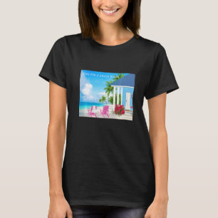 T-shirt Le Temps D'Une Pause Plage Palmiers Océan