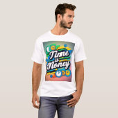 T-shirt Le temps est l'argent (Devant entier)