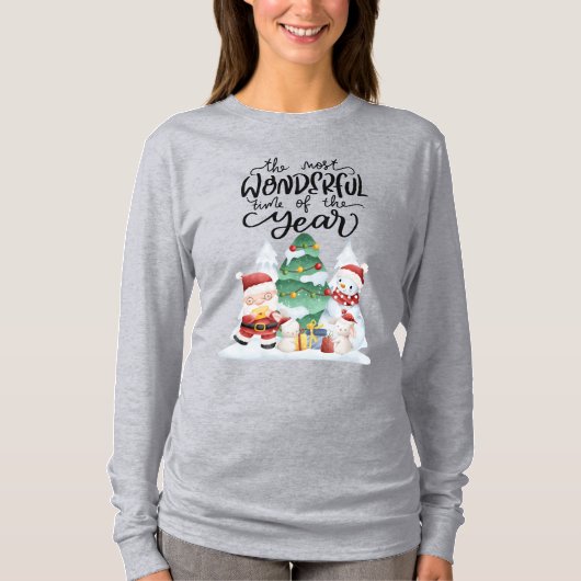 T-shirt Le Temps le plus merveilleux de l'année (Devant)