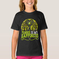 le tennis est mon design de bonheur pour les amour