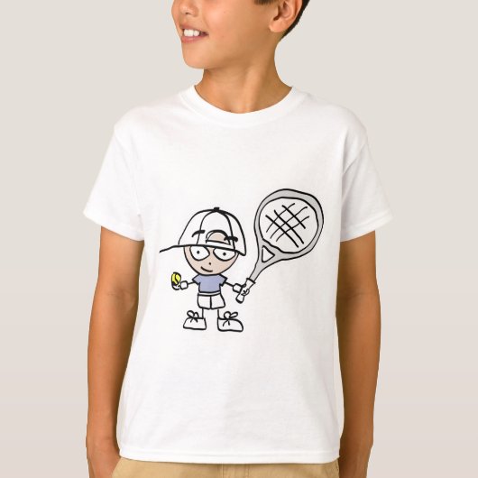 T-shirt Le tennis pour enfants (Devant)