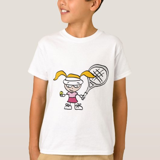 T-shirt Le tennis pour enfants (Devant)