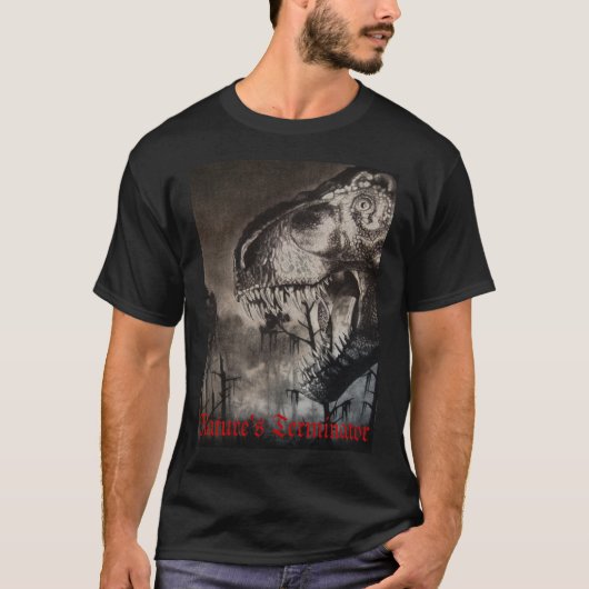 T-shirt Le terminateur de la nature (Devant)
